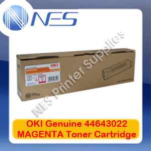 OKI Genuine 44643022 MAGENTA Toner Cartridge for MC852/MC852cdxn/MC852dn (7K Yield)